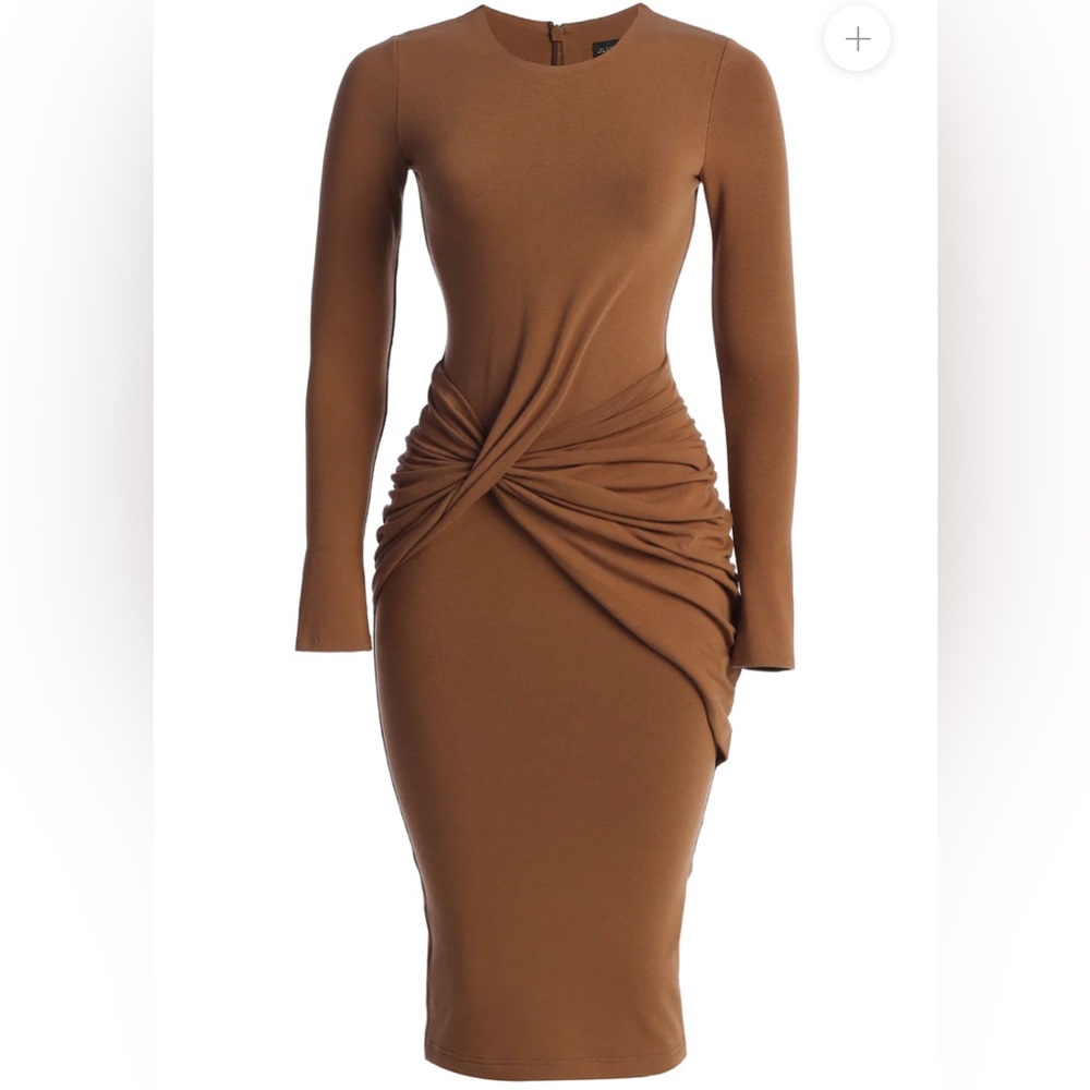 Twist Knot Midi Dress